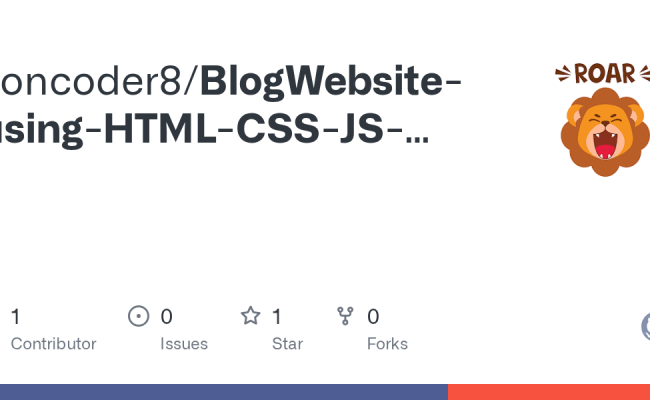GitHub - Lioncoder8/BlogWebsite-using-HTML-CSS-JS-PHP-MYSQL-with-laravel-8