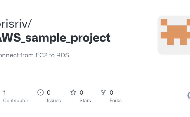 GitHub - Prisriv/AWS_sample_project: Connect From EC2 To RDS