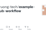 Github Haitruong Tech Example Github Workflow
