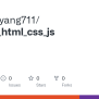 GitHub - Caiyangyang711/project_html_css_js: 前端三件套项目