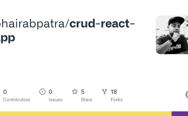 GitHub - Bhairabpatra/crud-react-app
