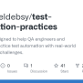 GitHub - Moatazeldebsy/test-automation-practices: A Platform Designed ...