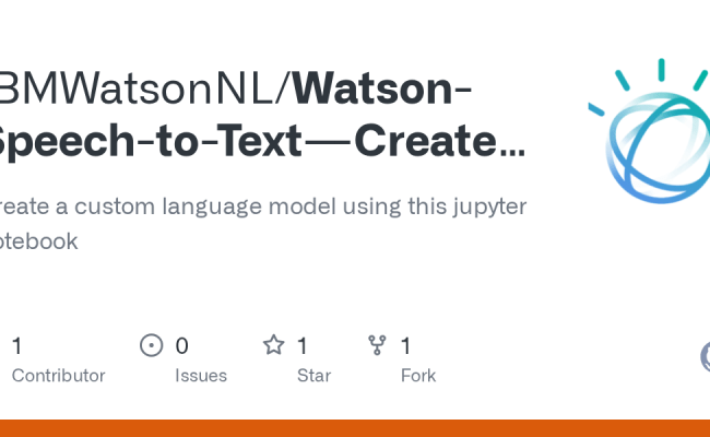 GitHub - IBMWatsonNL/Watson-Speech-to-Text---Create-Language-Model ...