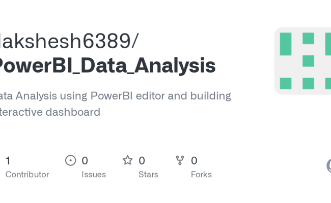 GitHub - Dakshesh6389/PowerBI_Data_Analysis: Data Analysis Using ...