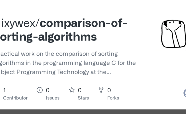 GitHub - Nixywex/comparison-of-sorting-algorithms: Practical Work On ...