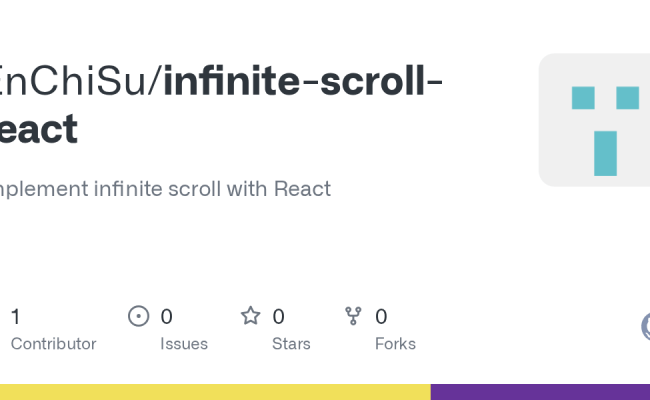 GitHub - EnChiSu/infinite-scroll-react: Implement Infinite Scroll With ...