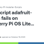 Script Adafruit-pitft.sh Fails On Raspberry Pi OS Lite (bookworm ...