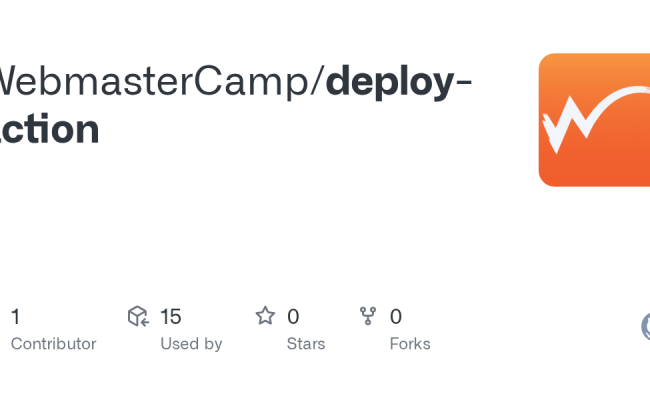 GitHub - WebmasterCamp/deploy-action