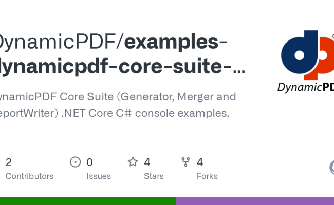 GitHub - DynamicPDF/examples-dynamicpdf-core-suite-dotnet-core: DynamicPDF Core Suite (Generator ...