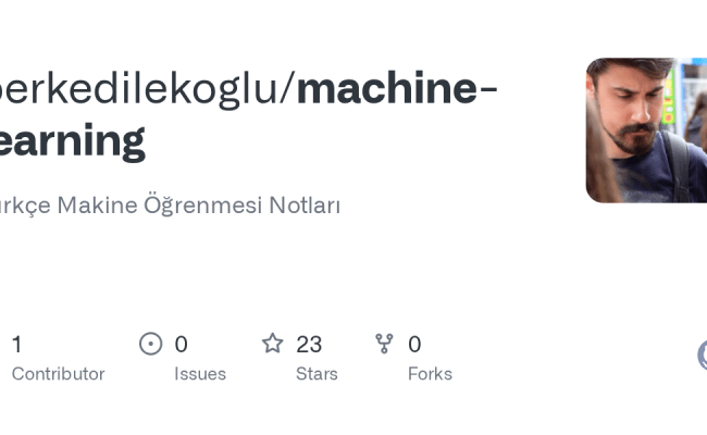 GitHub - Berkedilekoglu/machine-learning: My Machine Learning Notes