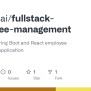 GitHub - Msbeigiai/fullstack-employee-management: A Full Stack Spring ...