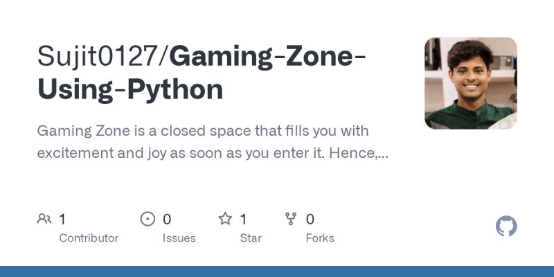 Github Codersujit Gaming Zone Using Python Gaming Zone Is A Closed - Geometric Design Collection - Full HD Quality