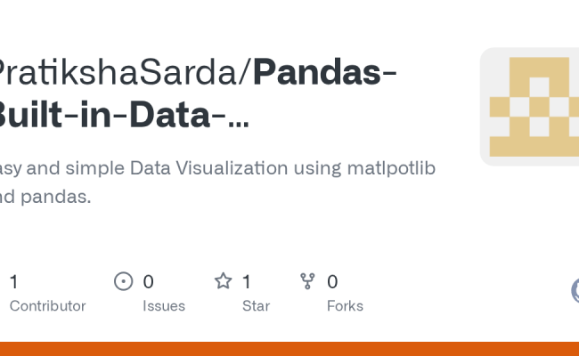 GitHub - PratikshaSarda/Pandas-Built-in-Data-Visualization: Easy And ...