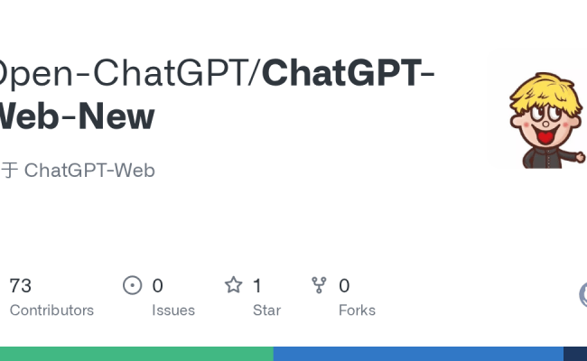 GitHub - Open-ChatGPT/ChatGPT-Web-New: 基于 ChatGPT-Web