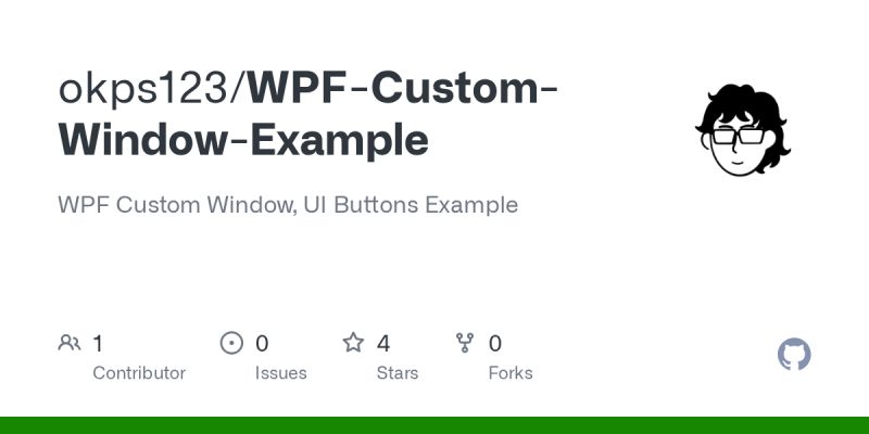 Github Dylanrking Wpf Window Template A Custom Wpf Window That Can Be Re Used As A Base For - Premium Mountain Photo Gallery - High Resolution