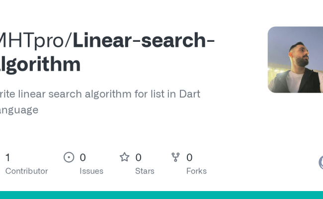 GitHub - MHTpro/Linear-search-algorithm: Write Linear Search Algorithm ...