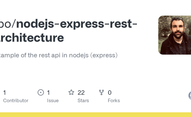 GitHub - Ibo/nodejs-express-rest-architecture: Example Of The Rest Api In Nodejs (express)