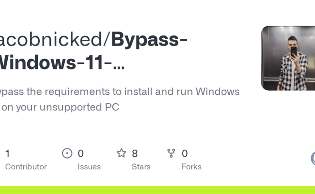 GitHub - Jacobnicked/Bypass-Windows-11-Requirements: Bypass The ...