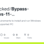 GitHub - Jacobnicked/Bypass-Windows-11-Requirements: Bypass The ...