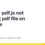 Pdf.js Not Loading Pdf File On Chrome · Issue #15375 · Mozilla/pdf.js ...