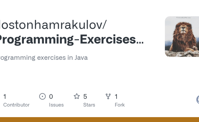 GitHub - Dostonhamrakulov/Programming-Exercises-and-implementation-in ...