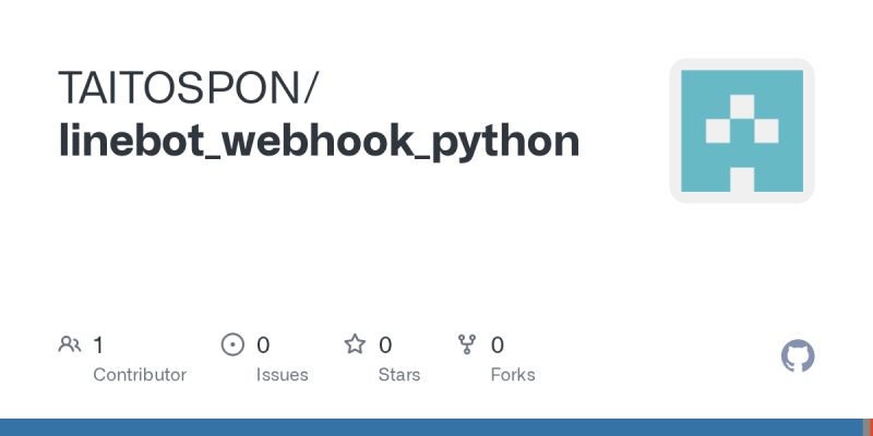 Github Chchchuang Linebot Use Python Flask Linebot Api Webhook - Modern Gradient Illustration - Retina