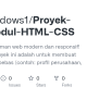 GitHub - Satuwindows1/Proyek-Tim-Modul-HTML-CSS: Membuat Halaman Web ...