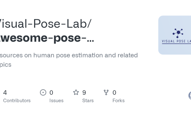 Releases · Visual-Pose-Lab/awesome-pose-estimation · GitHub