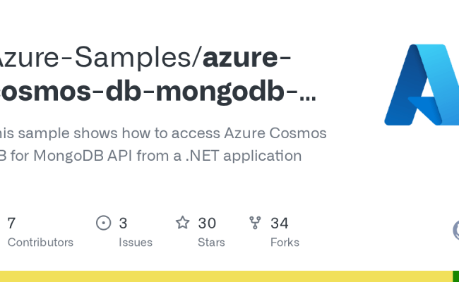 GitHub - Azure-Samples/azure-cosmos-db-mongodb-dotnet-getting-started ...