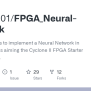 GitHub - Agostini01/FPGA_Neural-Network: The Objective Is To Implement ...