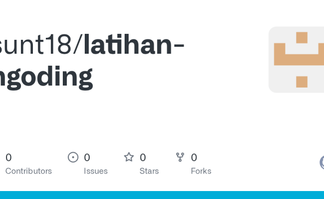 GitHub - Sunt18/latihan-ngoding