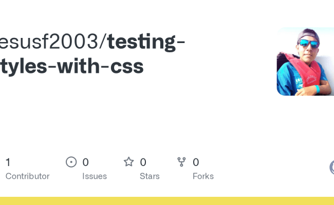 GitHub - Jesusf2003/testing-styles-with-css