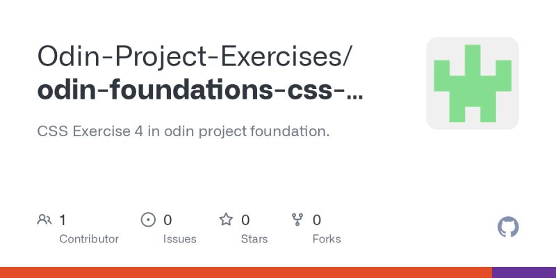 Github Overlinejunior Odin Css Exercises - HD Colorful Wallpapers for Desktop