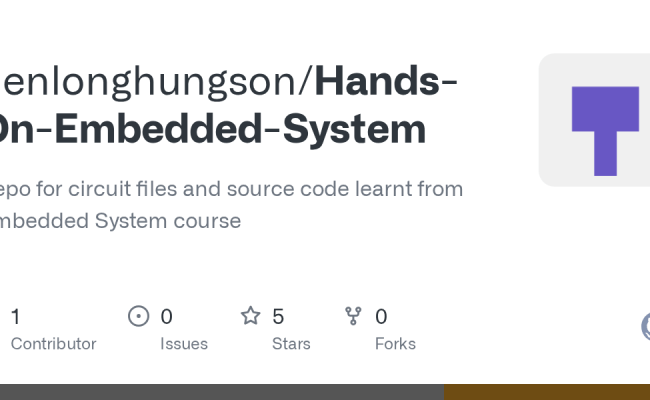 GitHub - Tienlonghungson/Hands-On-Embedded-System: Repo For Circuit ...