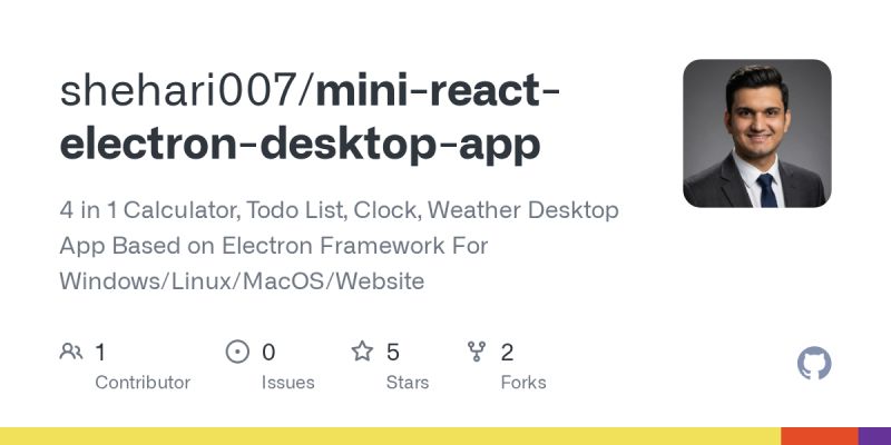 Github Willjw3 React Electron Boilerplate For Creating An Electron Desktop App With React - City Picture Collection - Desktop Quality