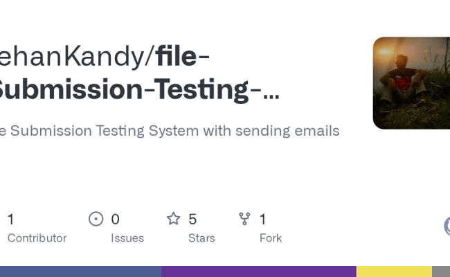 GitHub - JehanKandy/file-Submission-Testing-System: File Submission ...