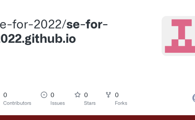 GitHub - Se-for-2022/se-for-2022.github.io