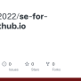 GitHub - Se-for-2022/se-for-2022.github.io
