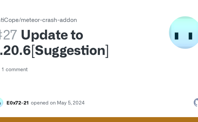 Update To 1.20.6[Suggestion] · Issue #27 · AntiCope/meteor-crash-addon · GitHub