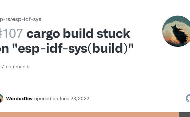 Cargo Build Stuck On 