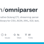 GitHub - Jf-tech/omniparser: Omniparser: A Native Golang ETL Streaming ...