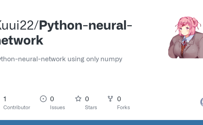 GitHub - Kuui22/Python-neural-network: Python-neural-network