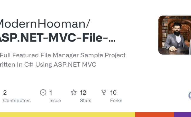 GitHub - ModernHooman/ASP.NET-MVC-File-Manager: A Full Featured File ...