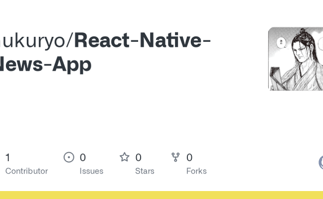 GitHub - Hukuryo/React-Native-News-App