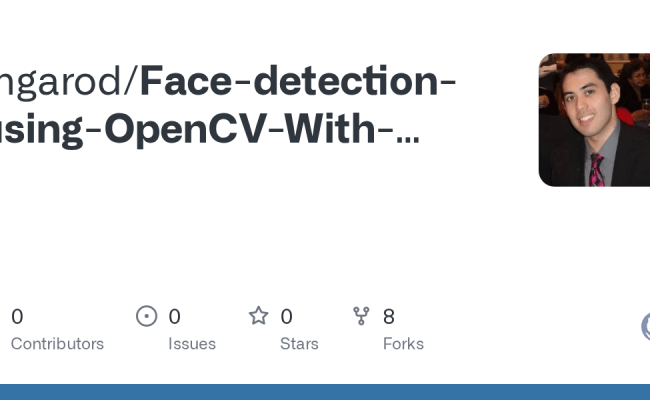 GitHub - Mgarod/Face-detection-using-OpenCV-With-Raspberry-PI