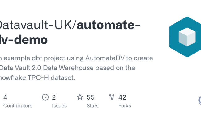 GitHub - Datavault-UK/automate-dv-demo: An Example Dbt Project Using ...