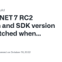 NET 7 RC2 Version And SDK Version Mismatched When Building On Ubuntu 22 ...