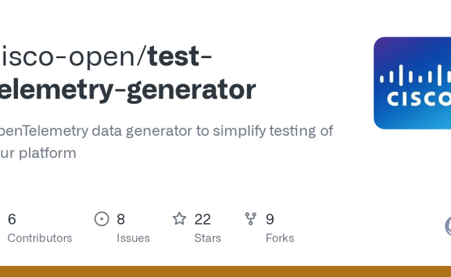 GitHub - Cisco-open/test-telemetry-generator: OpenTelemetry Data ...