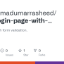 GitHub - Muhammadumarrasheed/Web-Login-page-with-form-validation-in ...