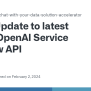 Update To Latest Azure OpenAI Service Preview API · Issue #264 · Azure ...